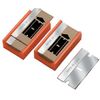 (100) Master Painter SEB10 10 Pack Single Edge Razor Blades w Plastic Dispenser
