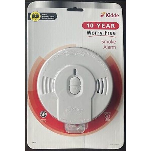 Kidde Worry Free Smoke Alarm i9010 Model Ten Year