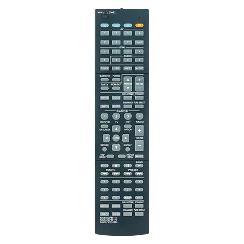 3IN1 RAV536 RAV542 RAV557 New Replacement Remote Control fit for Yamaha AV Receiver HTR6068 HTR-6068 HTR6068BL HTR-6068BL RXA750 RX-A750 RXA750BL RX-A750BL RXA850 RX-A850