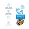Dexcom Adhesive Mix Design - Adhesive Patches with Split Backing, Easy to Apply x 10 Pack Fluro Mix