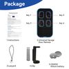 Universal Garage Door Remote Universal Gate Remote Control Cloning Homelink Programmable Learning 4-Button Multi Frequency 280MHZ-868MHZ (Blue)