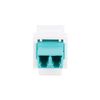 StarTech.com LC Fiber Coupler, LC/UPC Duplex Keystone Jack, Fiber Optic Keystone Coupler for Patch Panel