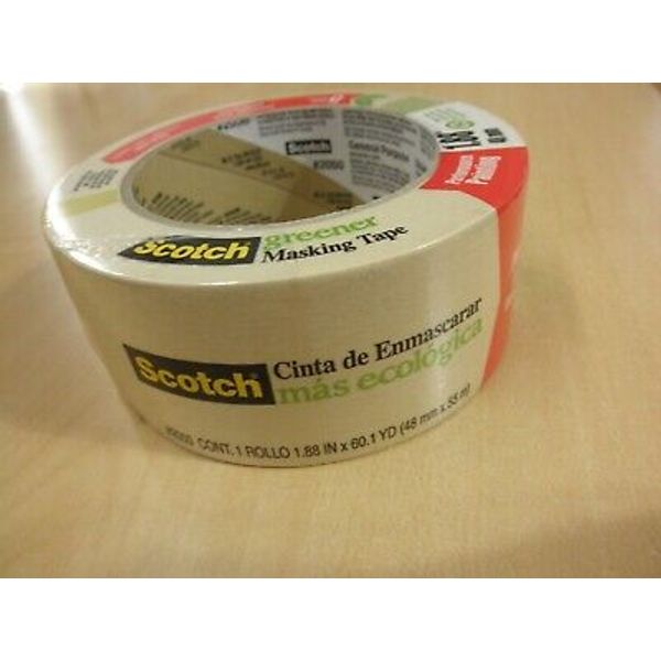 Scotch Performance Painters Masking Tape 1.88" X 60.1 yd. 48mm X 55m 2050-48A