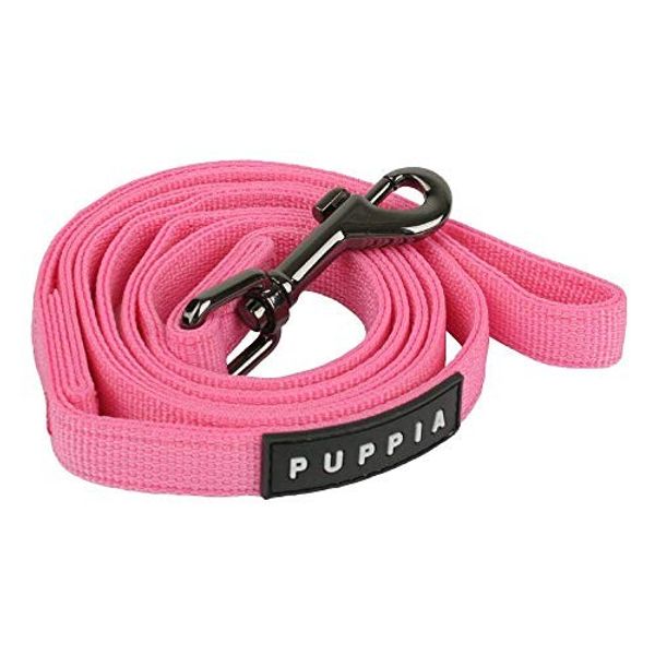 Authentic Puppia Two Tone Lead, Pink, Small
