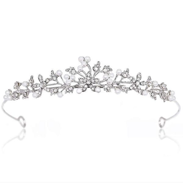 Rhinestone Crystal Tiaras and Crowns Headband For Women Birthday Pageant Wedding Prom Princess Crown (A-006)