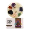 Large Chakra Crystal Candles Seven Charkra Crystal Candles