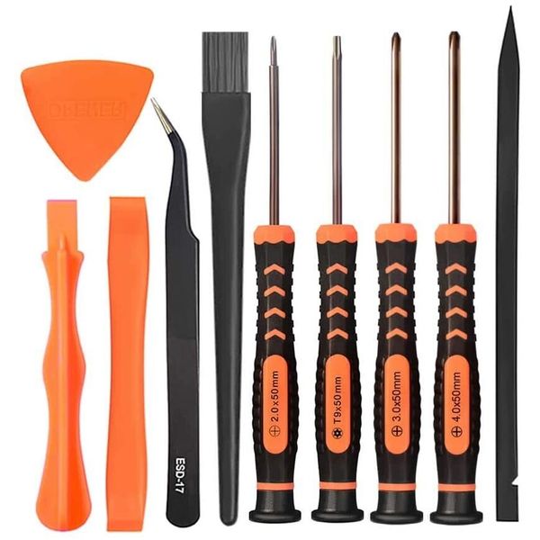 Cleaning Repair Tool Kit Complete Screwdriver Set for PS4 PS5 ControllerTR9 Torx