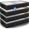 4-Pack under Bed Storage Containers Large Foldable Organizer for Clothes Bedroom