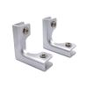 Mnixy 5Y4B Retaining Clamp, Acrylic, Silver