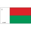 Madagascar Flag Novelty Aluminum Key Chain KC-4087