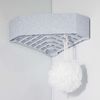 Shinki Gosei Unite Magnetic Corner Rack with Hook White Stone