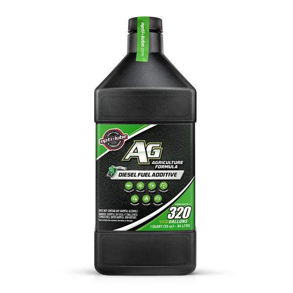 Opti-Lube Agriculture (Ag) Formula Diesel Additive: Quart (32oz)