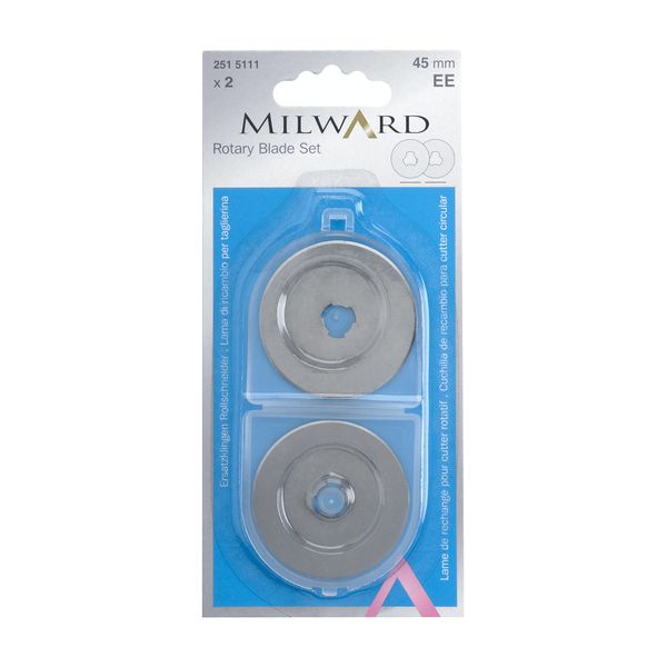 Milward Rotary Blade Set, Steel, Assorted, One