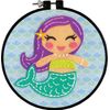 Dimensions Learn-A-Craft Felt Applique Kid's Craft, Mermaid