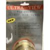 Wide Angle Peephole Door Viewer Door Scope 1-1/2" View Gold-plastic