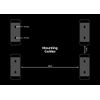 StealthMounts Packout Feet | Mounting Feet for Milwaukee Packout System - 8 Pack (Red)