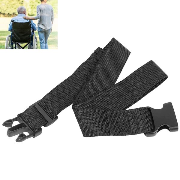 Wheelchair Seat Belts, Safety Harness Adjustable Chair Waist Lap Strap Electric Scooters Elderly Safety Replacement Fixing Band Adult Restraint Anti Fall Accessories for Disabled Patients