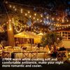 50FT ST38 LED String Lights Outdoor Plug In 25+2Bulbs 2700K Warm White IP65