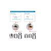 Faucet Aerator Kitchen Sink Faucet Swivel Soft Bubble Bath Stream NSF Certified
