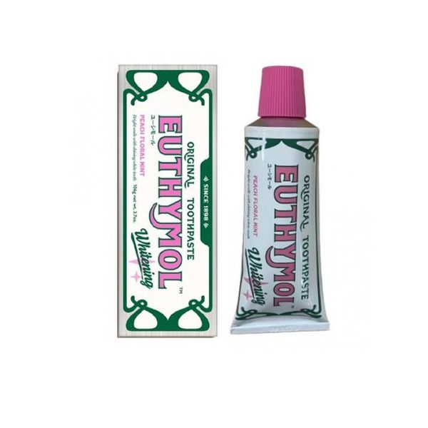 (Limited to certain regions) EUTHYMOL Toothpaste White Pink Peach Floral Mint 106g