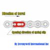Jeremywell C2060 Conveyor Roller Chain Connecting Link (10PCS)