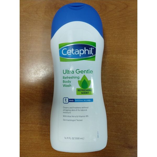 Cetaphil Ultra Gentle Refreshing Scent Body Wash 16.9oz Sensitive Dry Skin- E14B