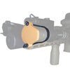 Hammy3DPrints Light Light/Lens Cover for Weapon Mounted Flashlights (Black - Quick Flip, LH2)