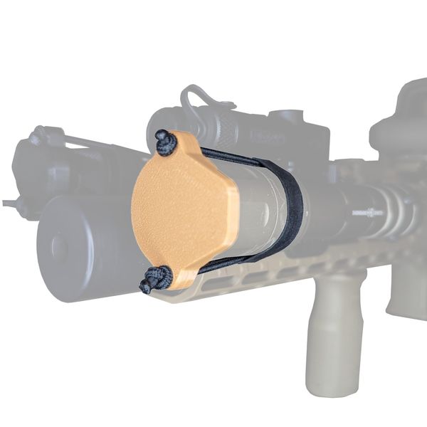 Hammy3DPrints Light Light/Lens Cover for Weapon Mounted Flashlights (Black - Quick Flip, LH2)