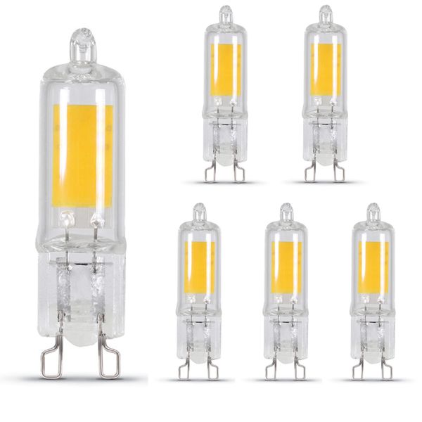 Feit Electric BP35G9/830/LED/6 35-Watt EQ DM G9 Base T4 Specialty LED Light Bulb, 6-Pack