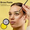 20g/0.7oz Microblading Eyebrow Marker Yellow Tattoo Brow Paste Eyebrow Permanent Makeup Mapping Paste Brow Lip Shape Position Tool