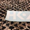 NEW HK Army Paintball Car Sticker - Typeface White