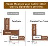 50 Pack 1-1/4" Overlay Soft Close Face Frame Compact Concealed Cabinet Hinges