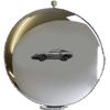 240 Z ref56 Pewter effect vehicle on a Round Shape Compact Mirror Chrome Coloured