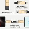 CHAFON 6in1ALL IN CHARGER Gold Multi Charging Cable Type-C/A
