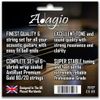 Adagio Premium Acoustic Guitar String Set ANTIRUST 10-47
