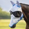 Shires Ultra Pro Fly Mask - White: Extra Full