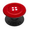 Big Red Button Sewing Stitch Design PopSockets Swappable PopGrip