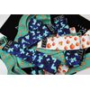 Keibfit Pizza/Teal Pattern Glute Resistance Bands Kit Booty Bands Set Workout