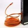 3.0 m - orange - 5 pieces CAT.7 computer Ethernet cable network cable (raw cable) patch cable S-FTP LSZH PIMF 10GB s RJ45 plug Cat6a
