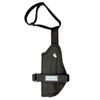 Barsony Black Nylon Ankle Holster for Compact, Sub-Compact 9mm 40 45 (Glock 43, Right)