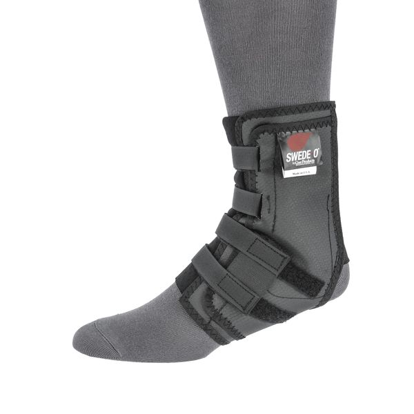 Swede-O Easy Lok Ankle Brace, Black - XLarge