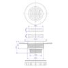 McAlpine 2" White Plastic High-Flow Shower Waste SWHF2-WH