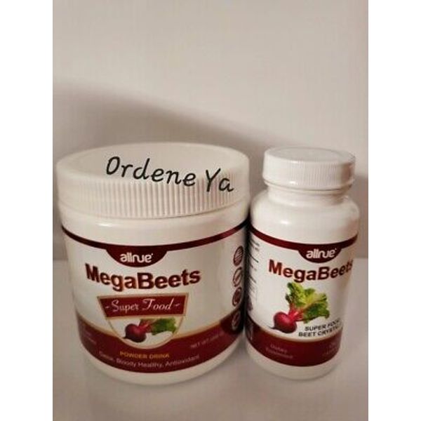 Mega Beets Super Food Powder / Caps Energy Beetroot Bones Antioxidant Remolacha