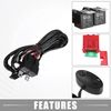 A ABSOPRO Light Wires Harness Kit with 1 Lead 2 Control Switch 2m / 6.7ft Long