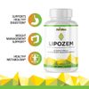 Lipozem- Keto & Weight Support- 3 Bottles- 180 Capsules