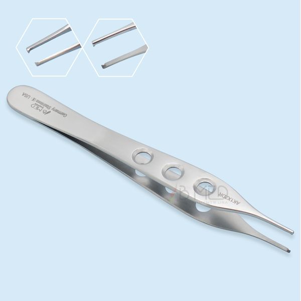 Adson Tissue Forcep Kocher 1X2 Teeth Delicate Dental Tweezers