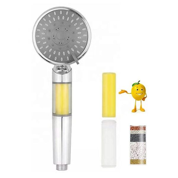 moonmoon Eco & Beauty Shower Head (Hair Care/Skin Care/Facial Beauty Device) Vitamin C Mineral Ion Beauty Saltwater Saving Shower