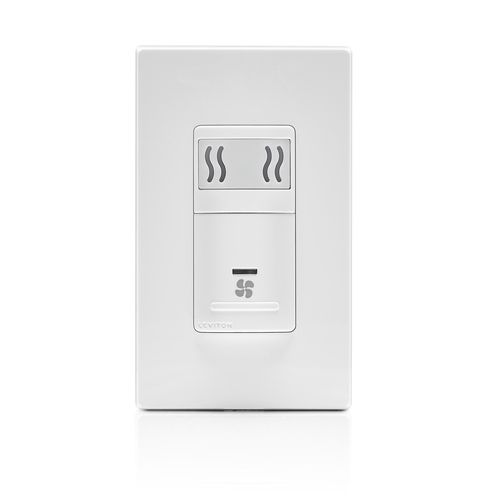 Leviton IPHS5-1LW Decora In-Wall Humidity Sensor & Fan Control , 3A, Single Pole, White