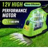 WORKPRO 12V Cordless Grass & Shrub Trimmer - 2-in-1 with Lithium Battery