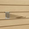 Chrome Shelf Bracket for Slatwall 6" D - 2 Pack